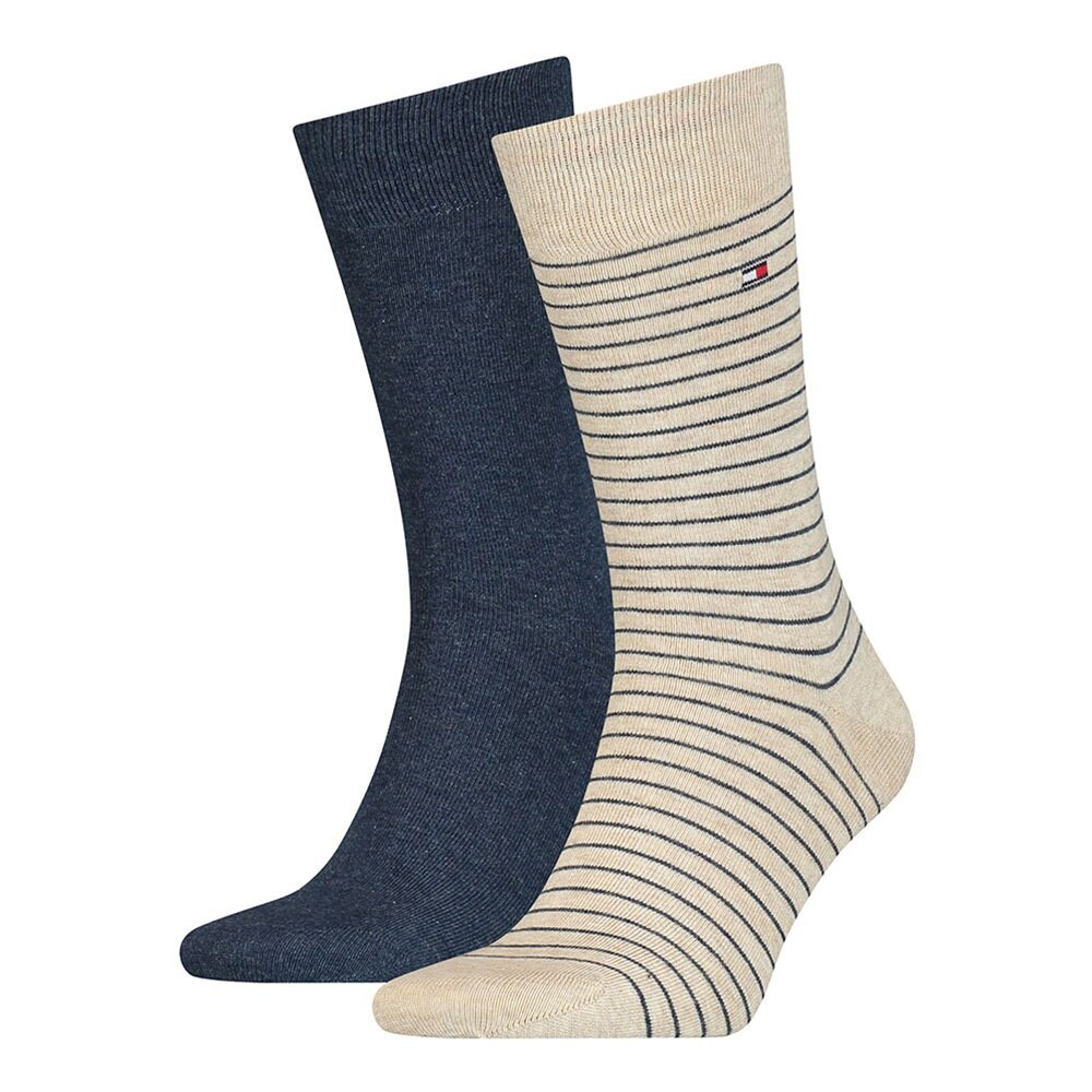 

Носки Toммy Hilfiger Small Stripe Classic 2 шт, бежевый