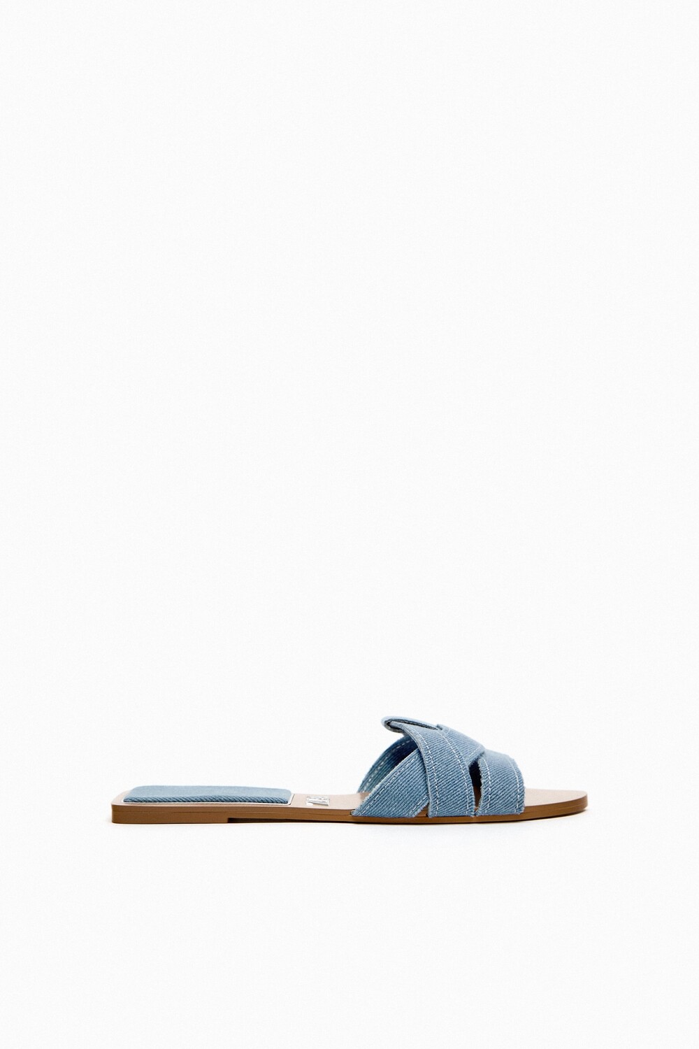 

Сандалии из денима Zara, синий