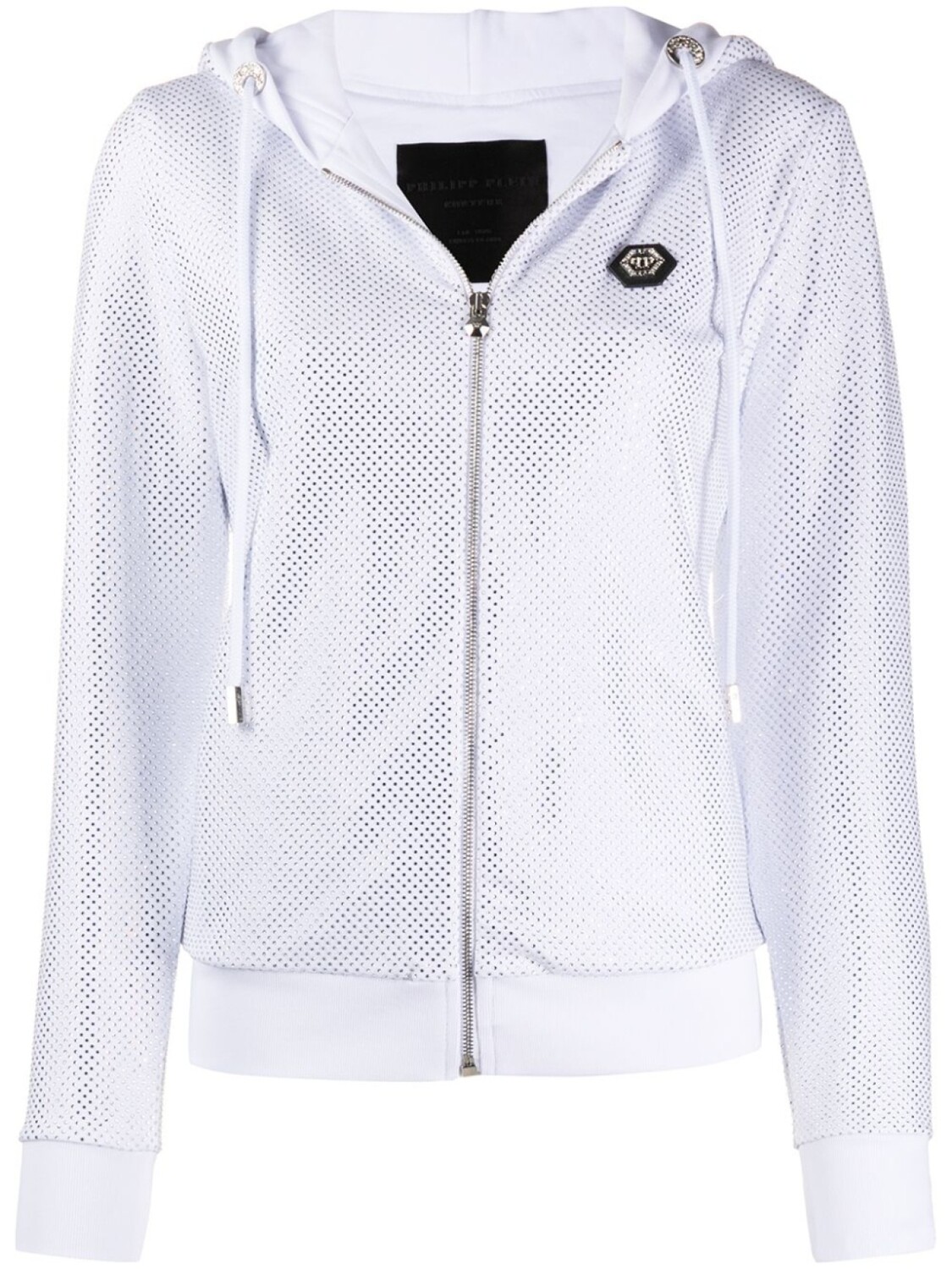 

Philipp Plein декорированное худи Philipp Plein TM, белый