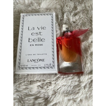 

Туалетная вода-спрей Lancôme La Vie Est Belle En Rose, туалетная вода, 1,7 унции, 50 мл, новинка в коробке