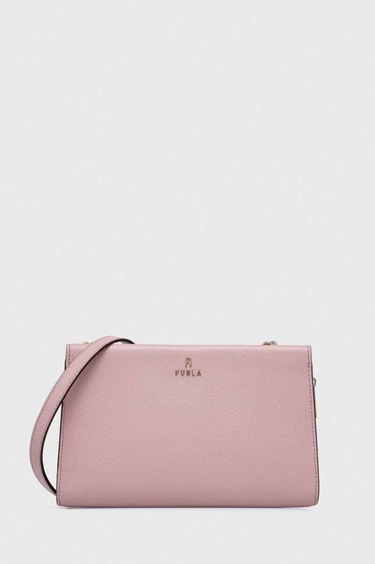 цена Кожаная сумочка Furla, розовый