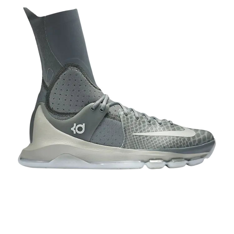

Кроссовки Nike KD 8 Elite 'Tumbled Grey', серый