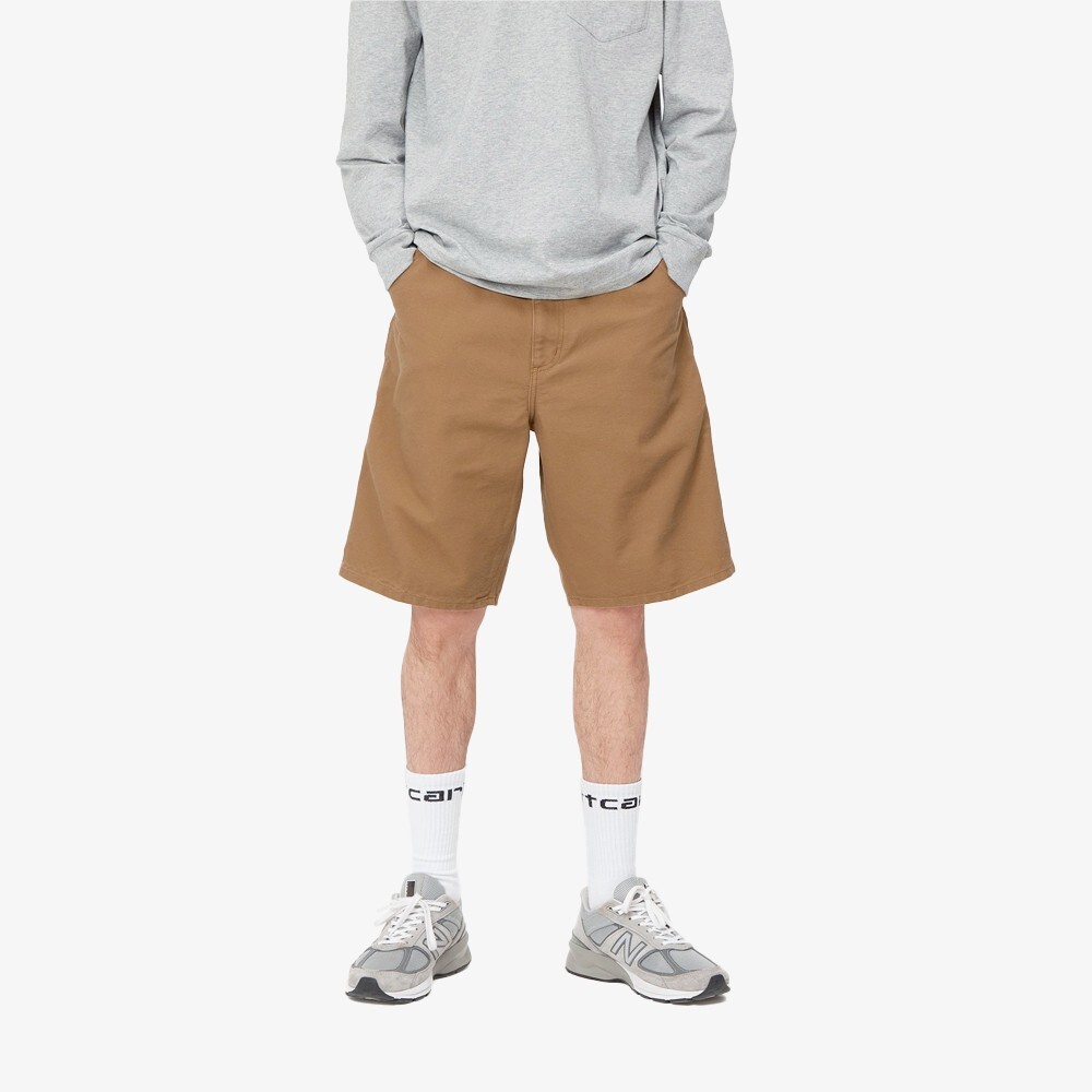 

Шорты Single Knee Short 'Hamilton Brown' Carhartt WIP, коричневый