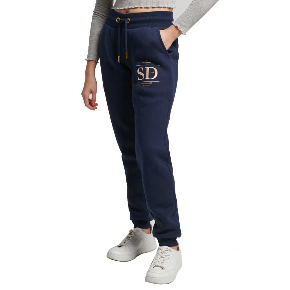 

Джоггеры Superdry Established, синий