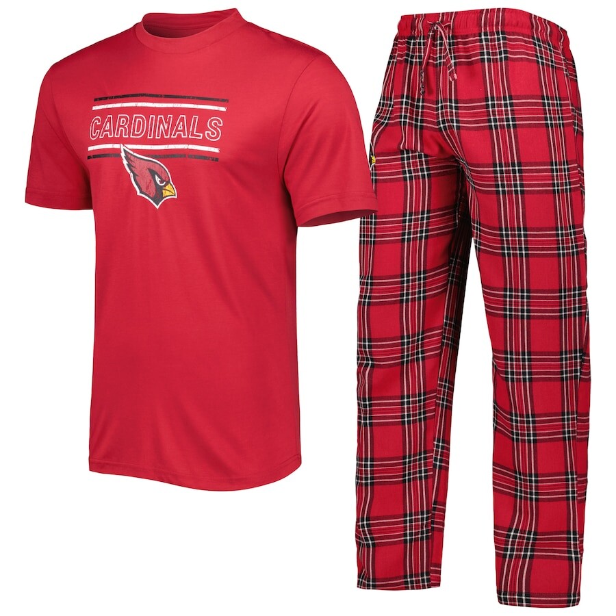 

Пижамный комплект Concepts Sport Arizona Cardinals, кардинал