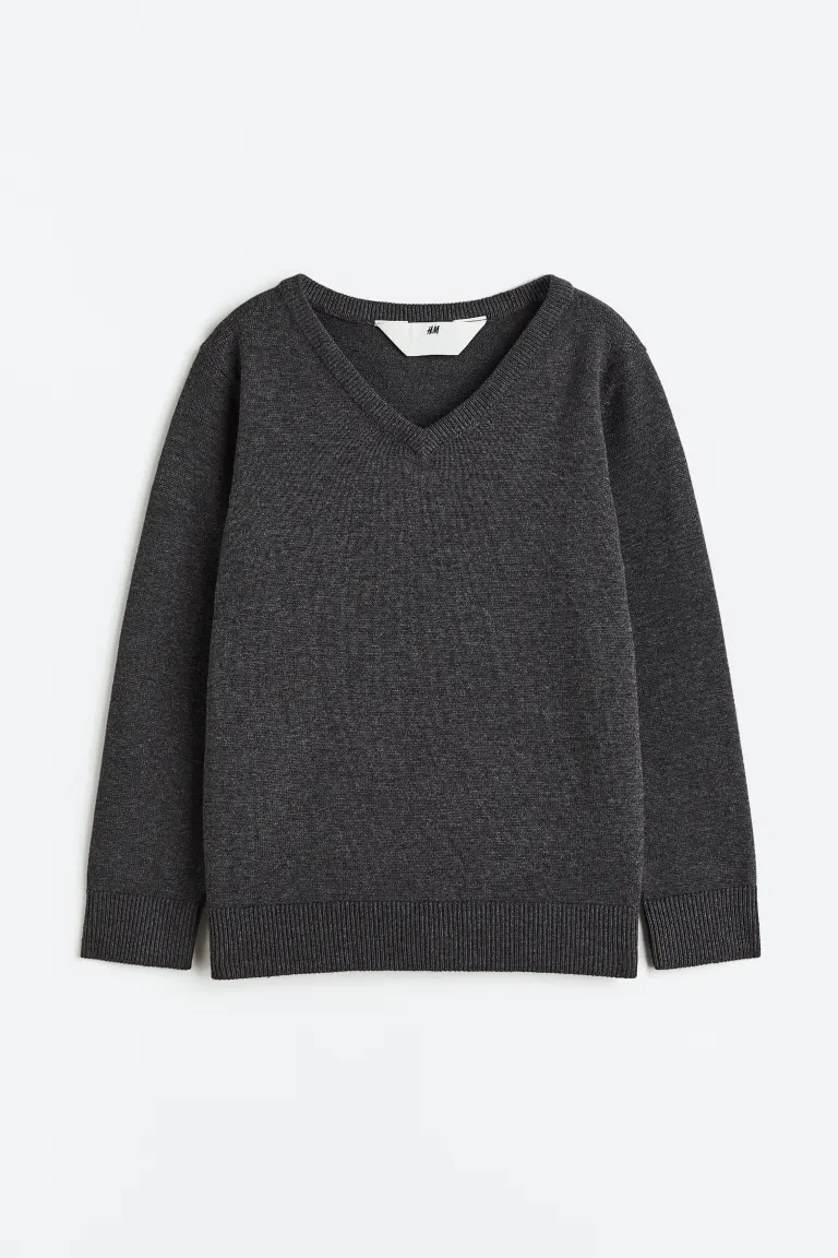 

Вязаная кофта H&M, серый