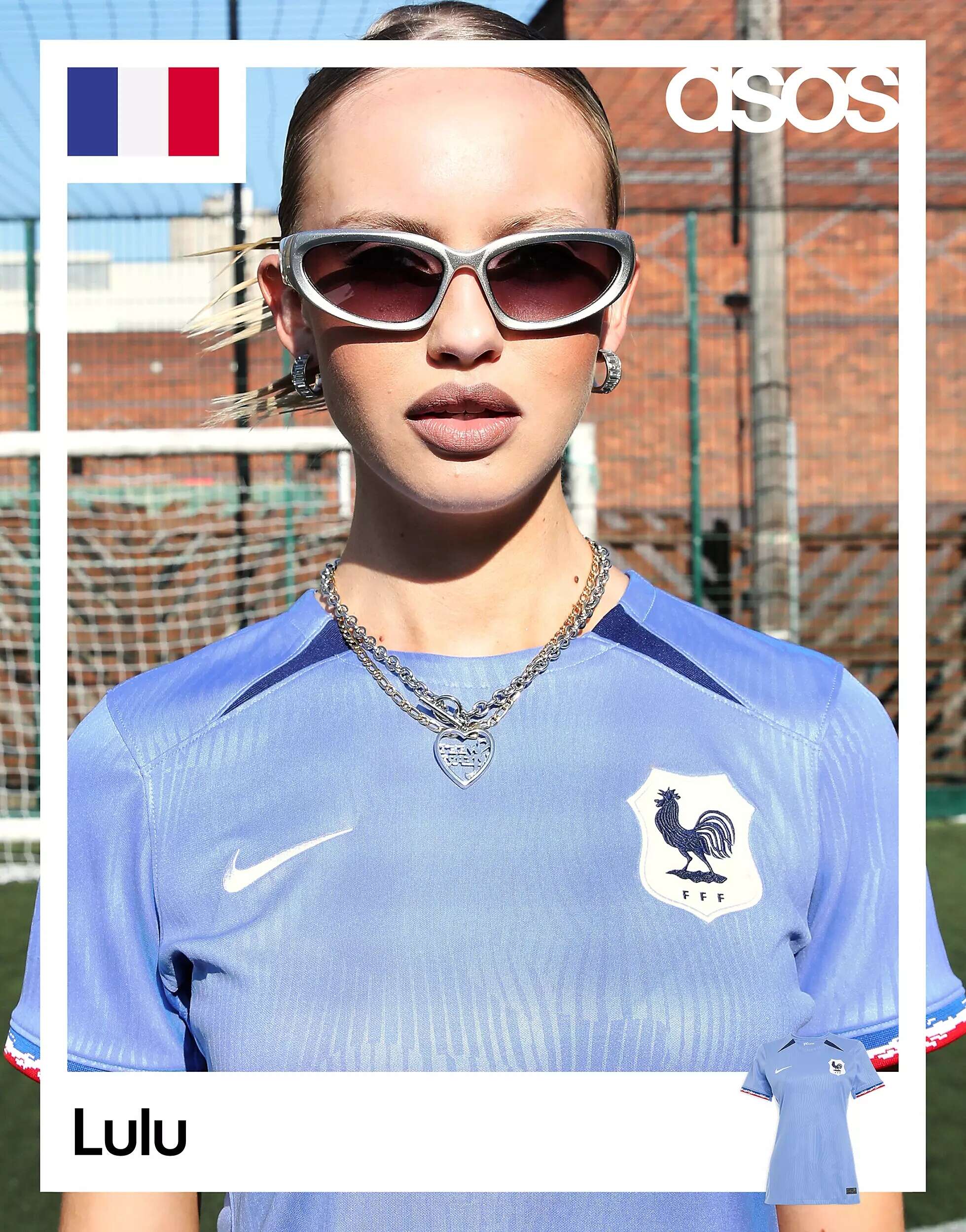 

Синяя домашняя майка Nike World Cup 23 France Stadium, Синий