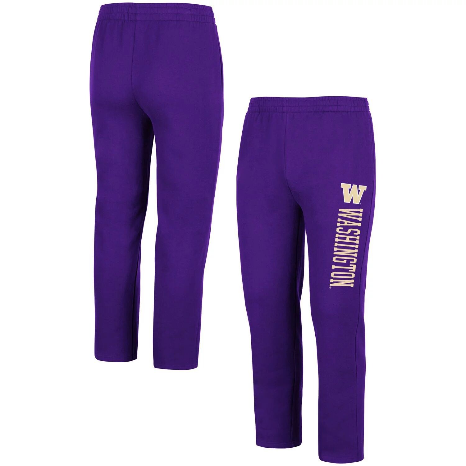 

Мужские фиолетовые флисовые брюки Washington Huskies Colosseum, Фиолетовый