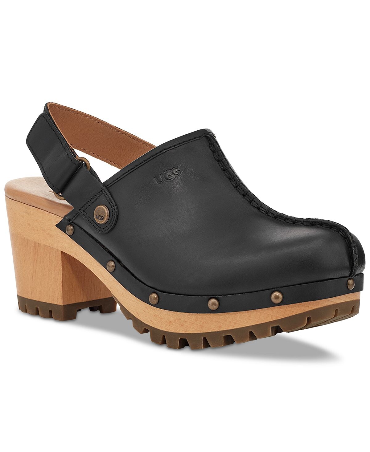 

Женские сабо Lanni без шнуровки на платформе с шипами UGG, черный