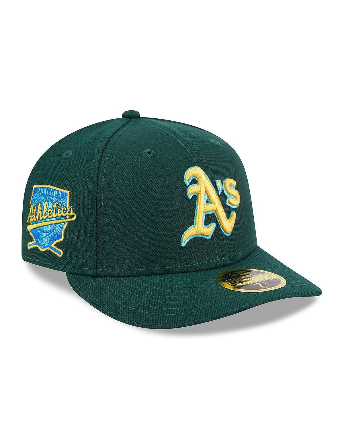 

Мужская зеленая облегающая шляпа Oakland Athletics 2023 MLB Father's Day Low Profile 59FIFTY New Era