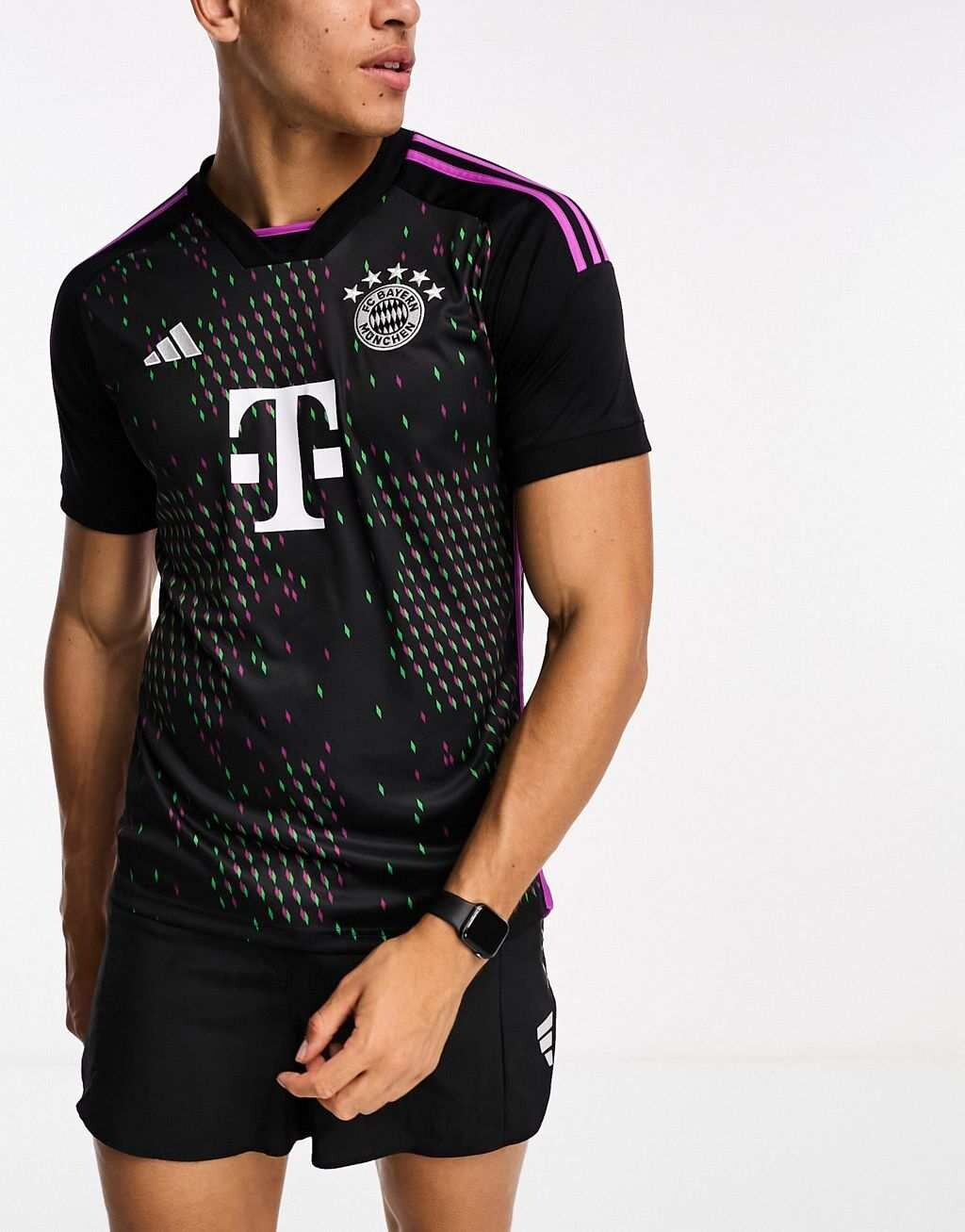 

Черная футболка из джерси adidas Football FC Bayern Мюнхен, Черный