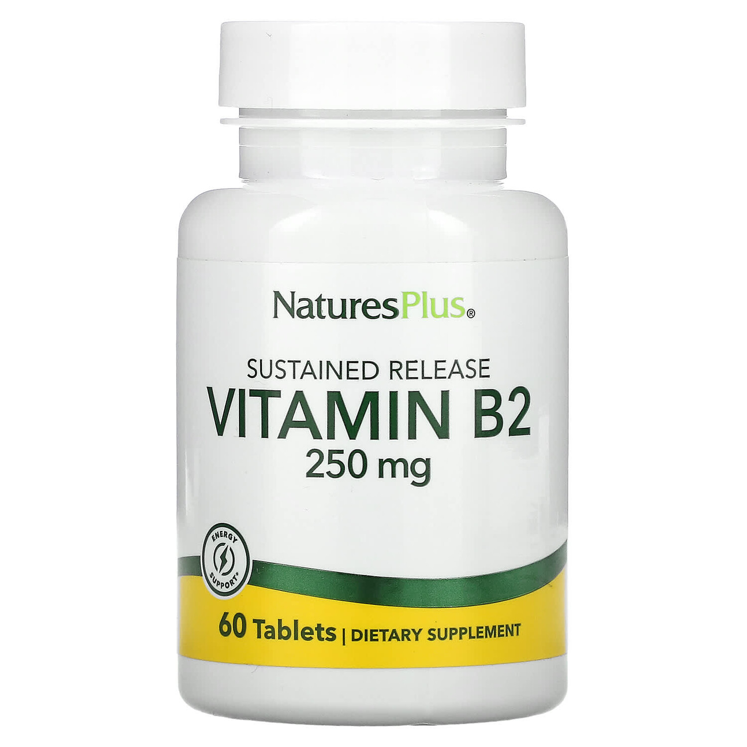 

Витамин B-2, 250 мг, 60 таблеток, NaturesPlus