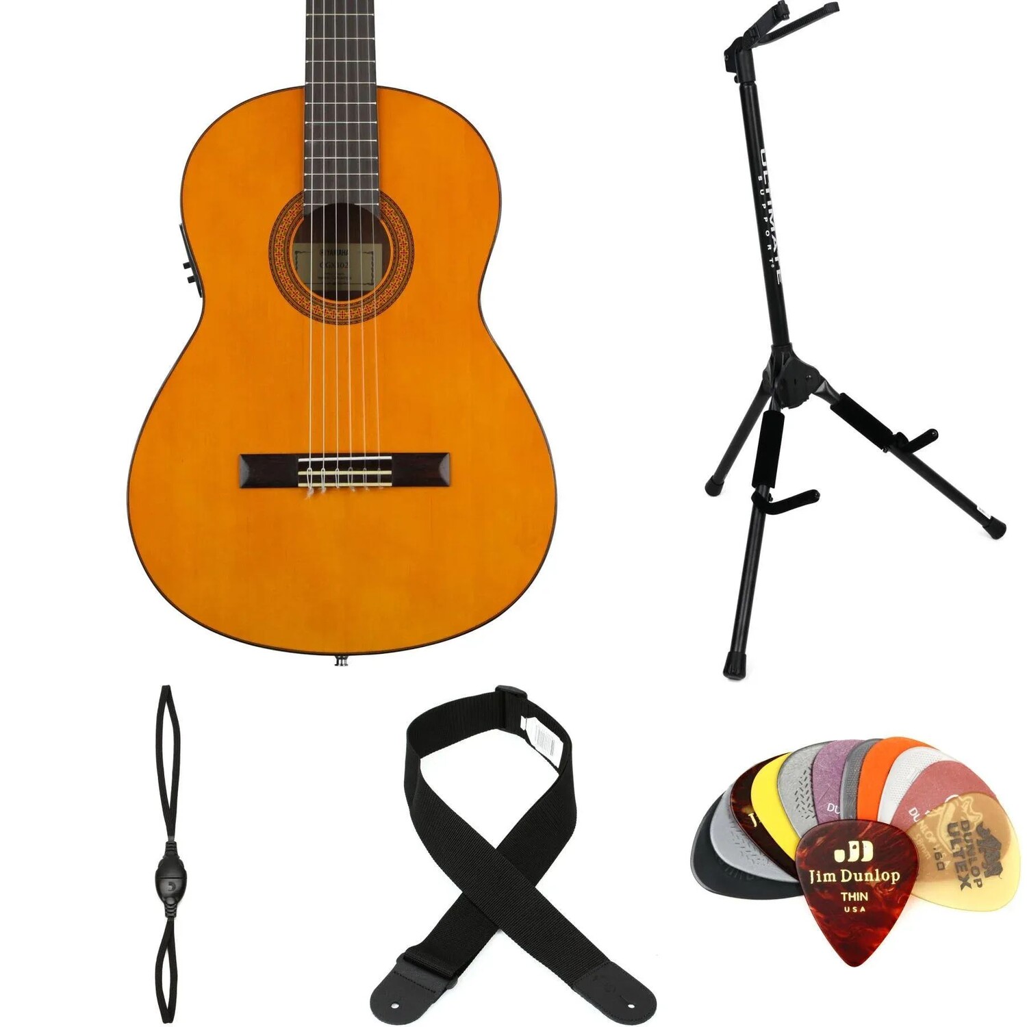 

Yamaha CGX102 Classical Essentials Bundle — натуральный