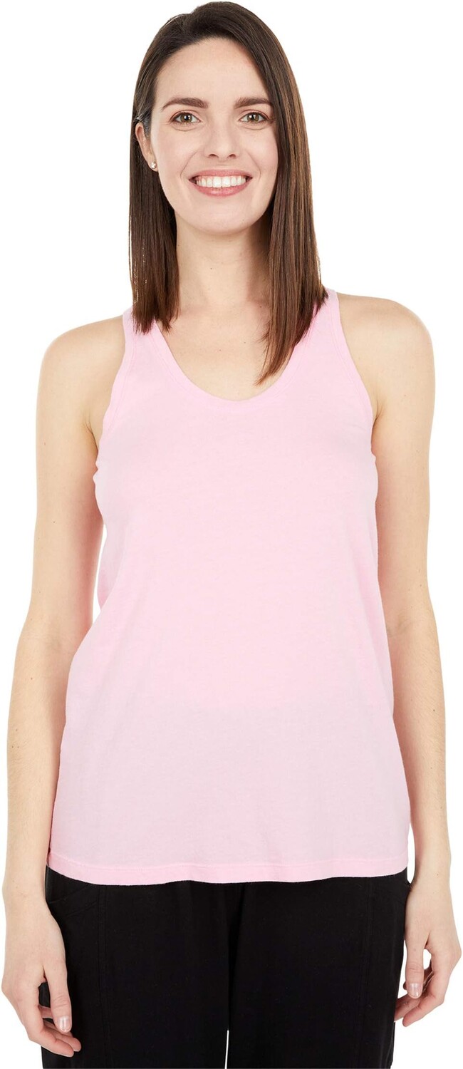 

Майка bobi Los Angeles Swing Tank Top in Lightweight Cotton Jersey, цвет Bunny Pink