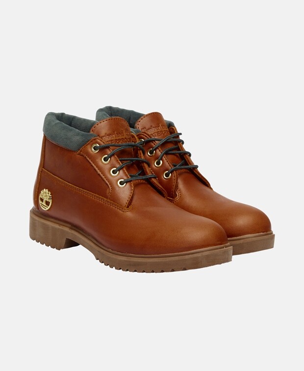

Ботинки на шнуровке Timberland, темно коричневый