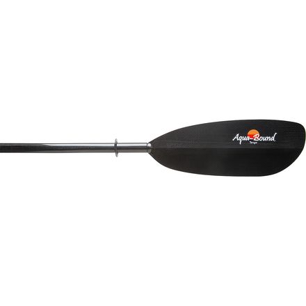 Двухкомпонентное весло Tango Carbon Posi-Lok с изогнутым валом Aqua Bound, черный