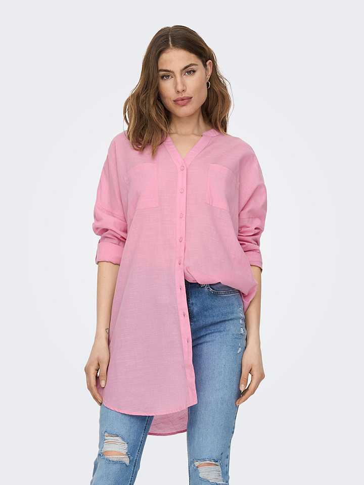 Блуза ONLY Hemd Apeldoorn, розовый