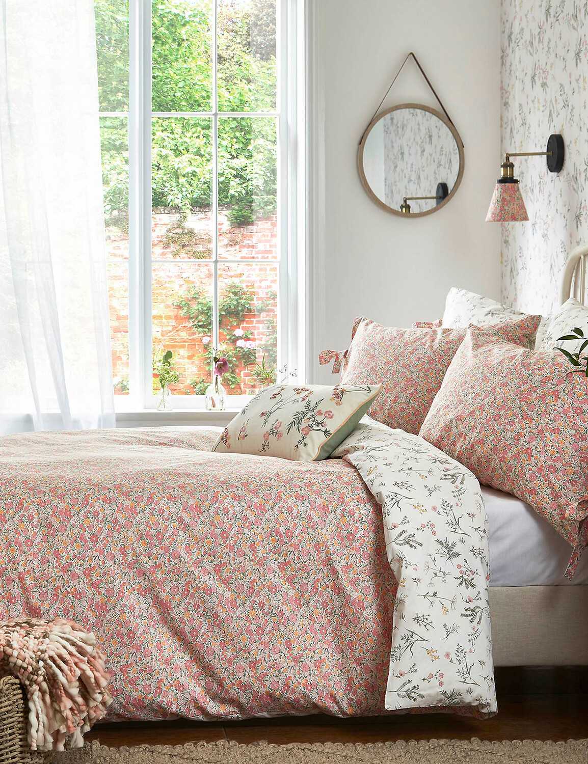 

Комплект постельного белья Loveston из чистого хлопка Laura Ashley, розовый