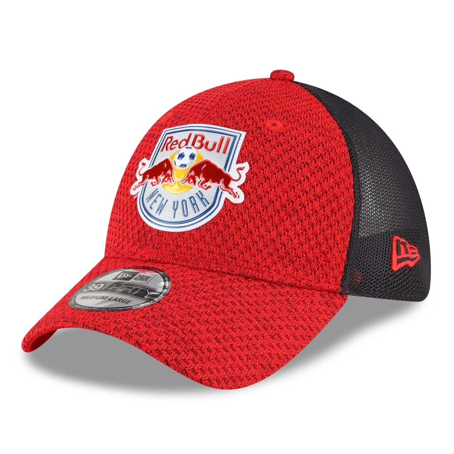 

Мужская гибкая кепка New Era Red New York Red Bulls Kick-Off 39THIRTY