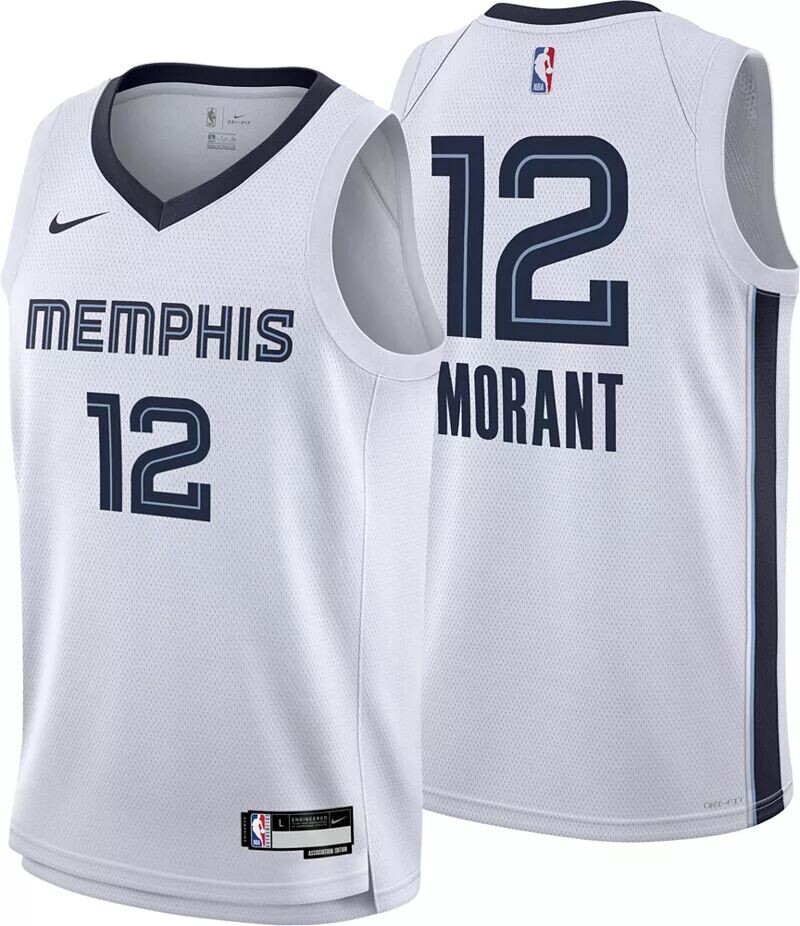 

Белая майка Nike Youth Memphis Grizzlies Ja Morant #12 Swingman