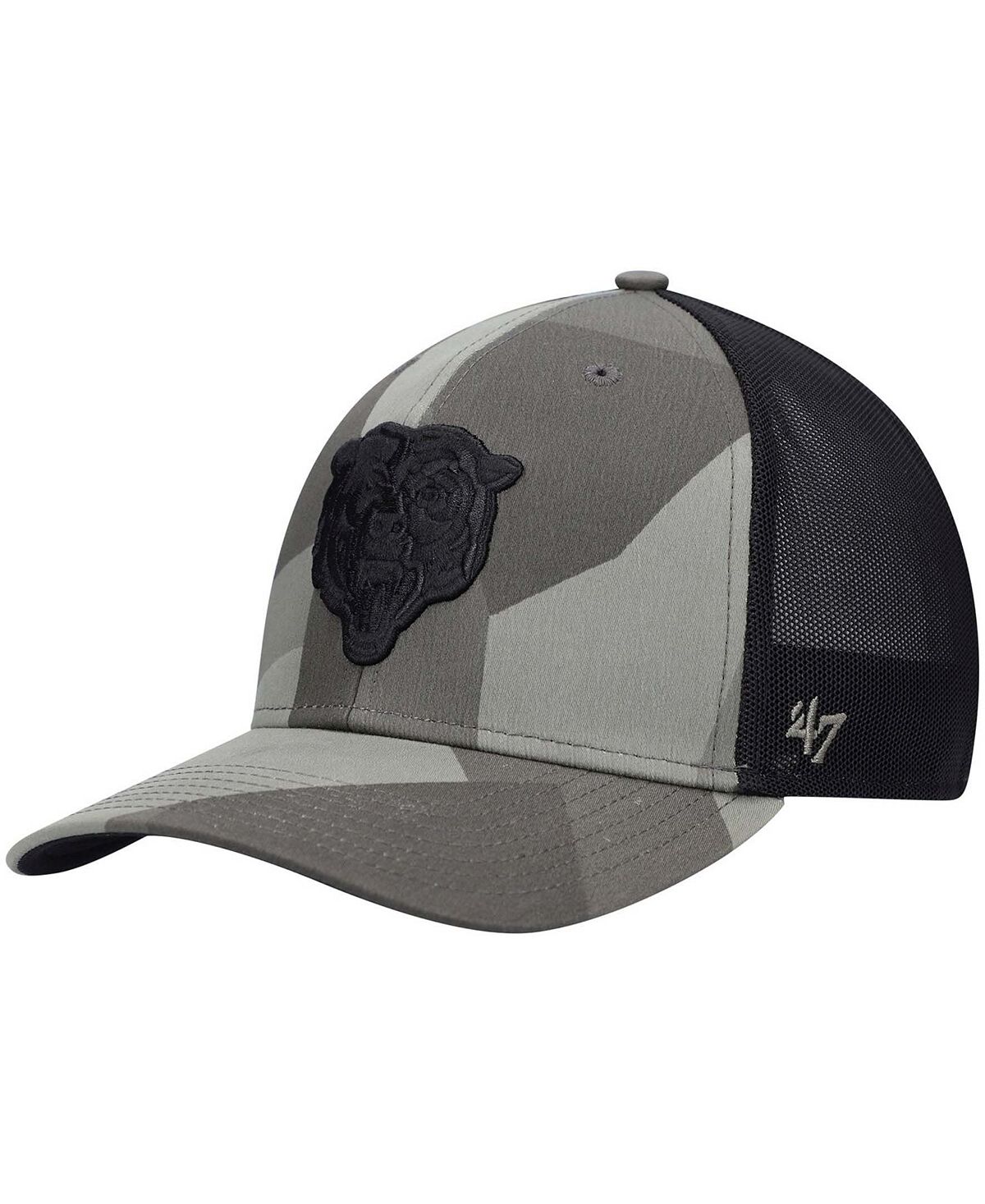 Мужская оливковая кепка Chicago Bears Countershade MVP Dp Trucker Snapback '47 Brand