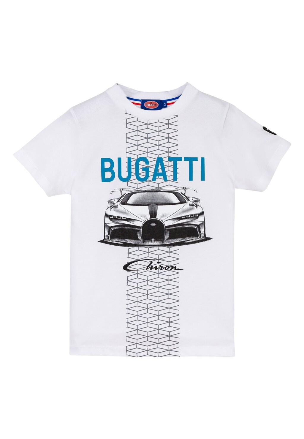 

Футболка с принтом bugatti, цвет bright white