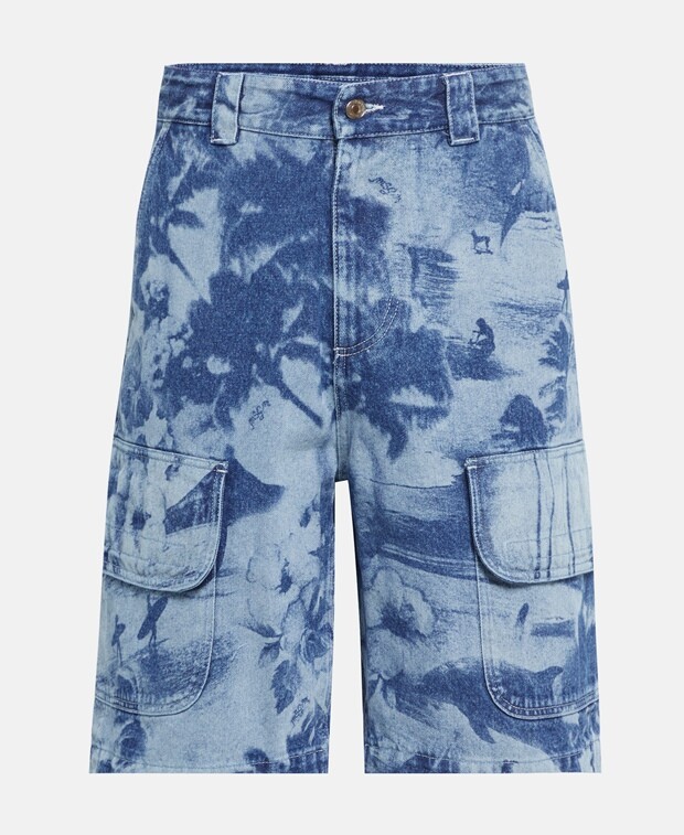 

Джинсовые шорты MSGM, синий
