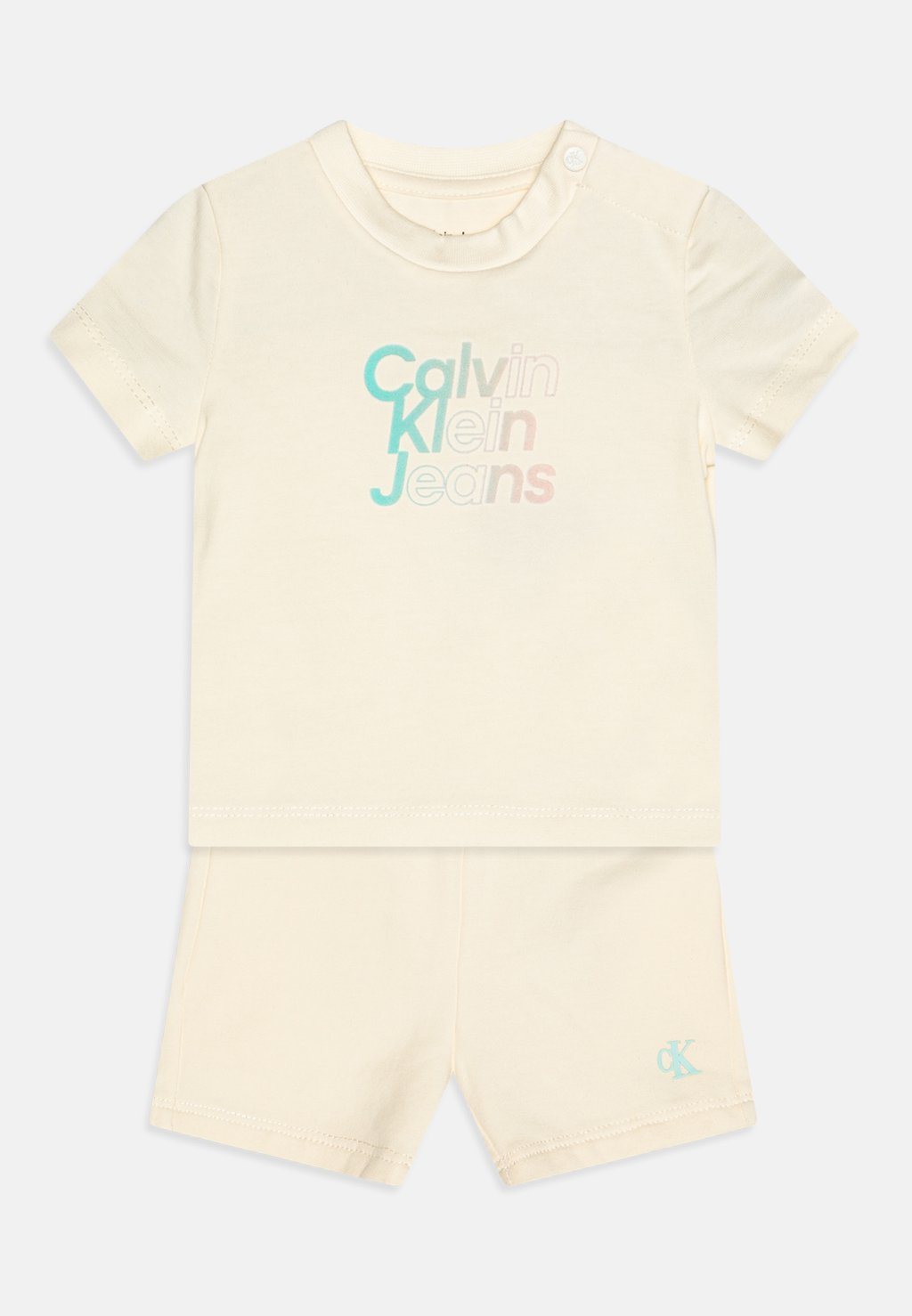 Шорты BABY GRADIENT LOGO UNISEX SET , цвет papyrus Calvin Klein Jeans