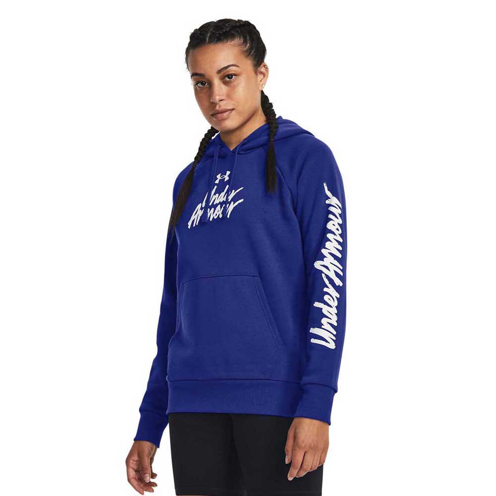 

Худи Under Armour Rival Fleece Graphic, синий