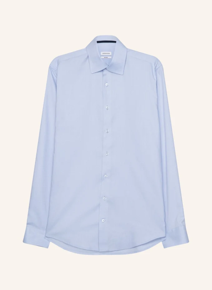 Посадка в форме деловой рубашки Seidensticker, синий