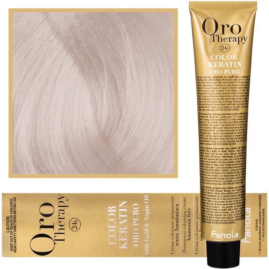 Краска для волос, 100 мл Fanola, Oro Therapy, Color Keratin Oro Puro, 11.7