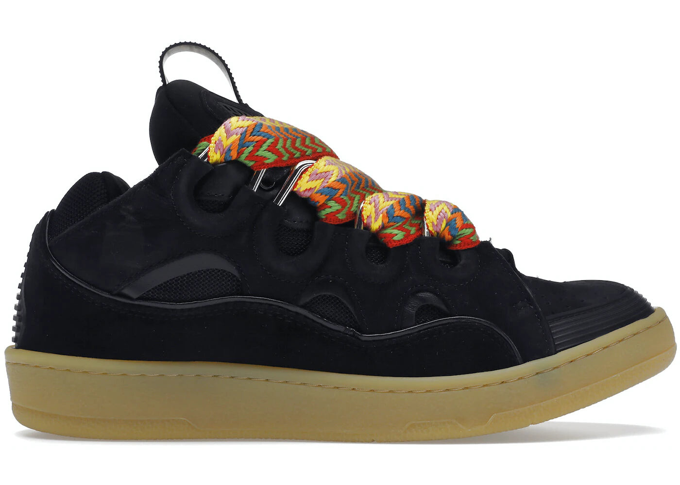 

Кроссовки Lanvin Leather Curb, черный