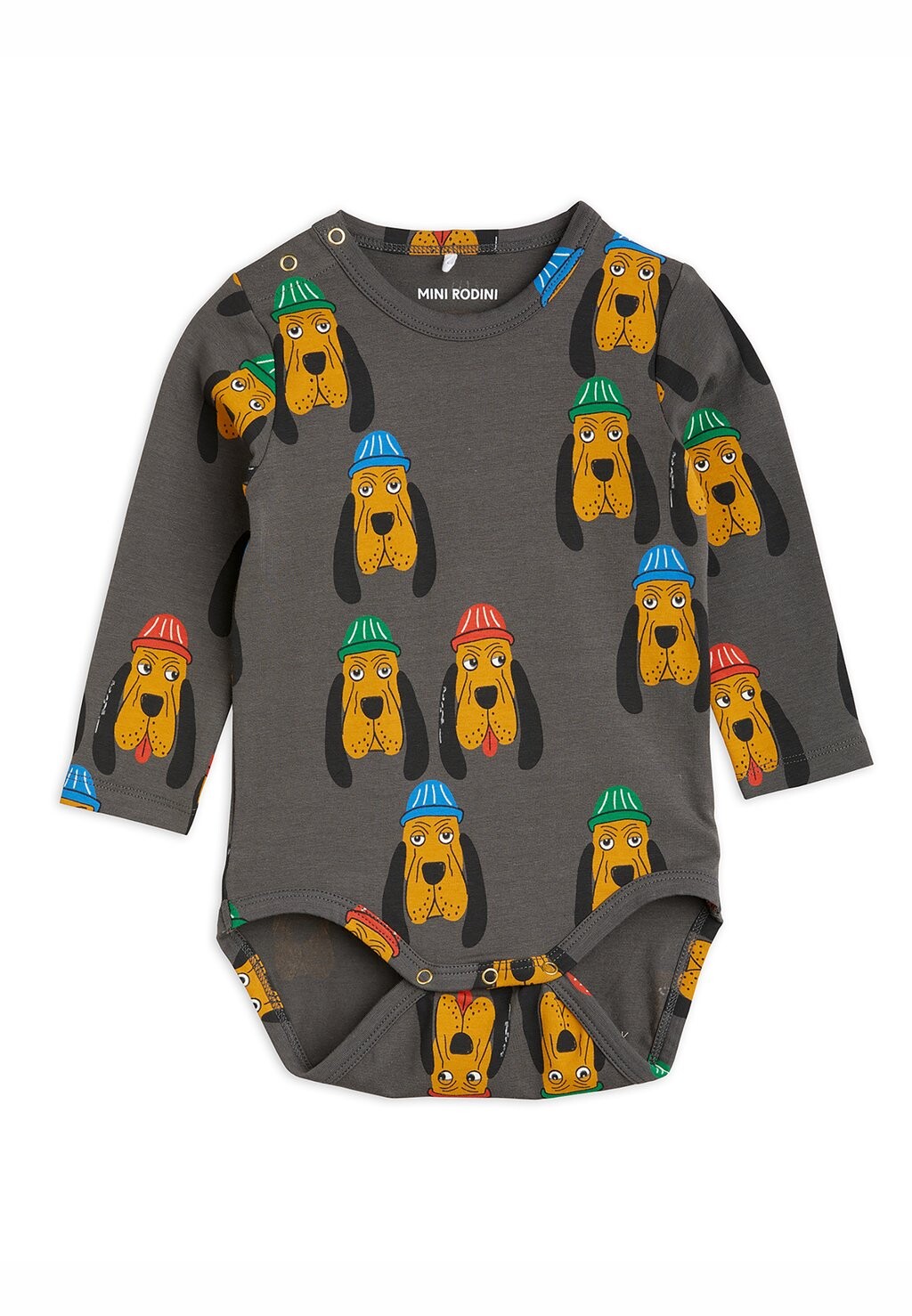 

Футболка с длинным рукавом Bloodhound Unisex Mini Rodini, цвет grey