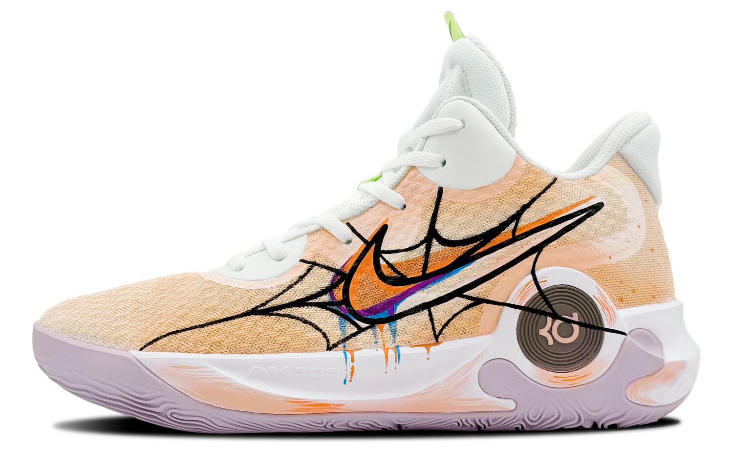 

Кроссовки Nike KD Trey 5 IX Vintage Basketball Shoes Unisex Mid-top Orange, цвет Orange