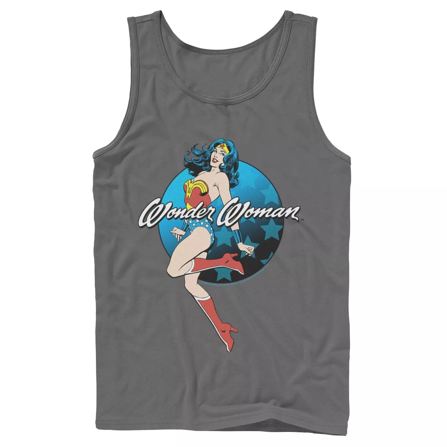 

Мужская майка DC Comics Wonder Woman Circle Stars Portrait Licensed Character