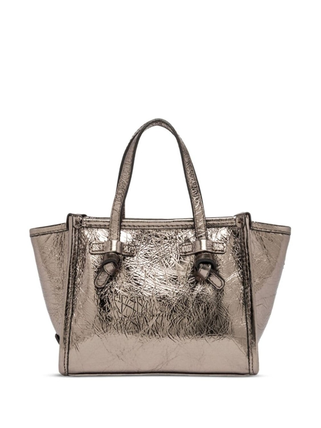 

GIANNI CHIARINI металлическая сумка-тоут Miss Marcella, золотистый