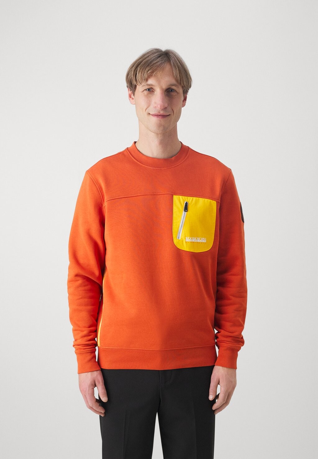

Толстовка Huron Napapijri, цвет orange burnt