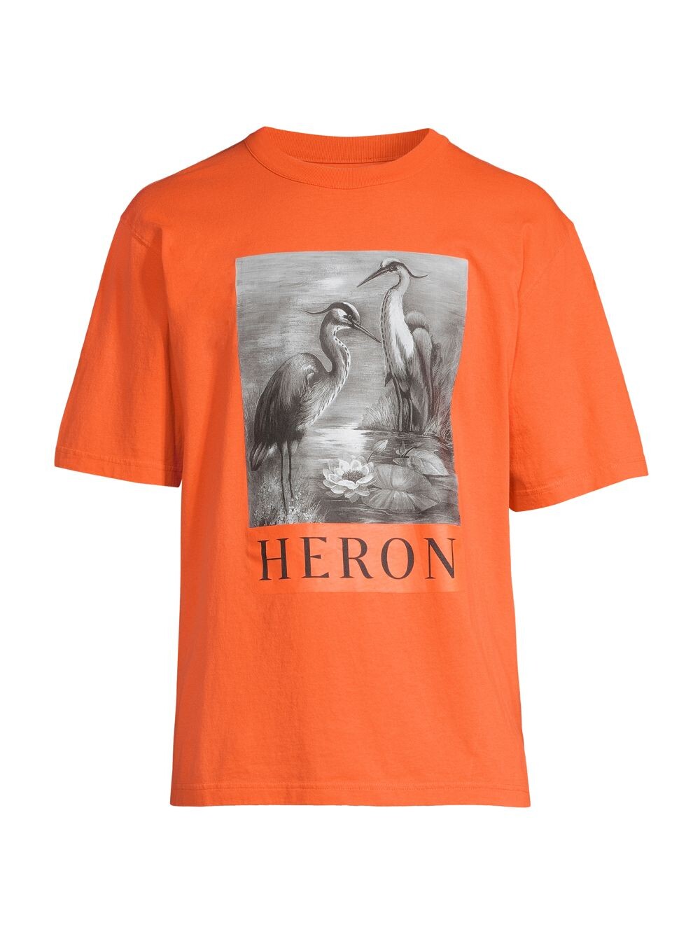 

Футболка с круглым вырезом и логотипом Heron Heron Preston, оранжевый