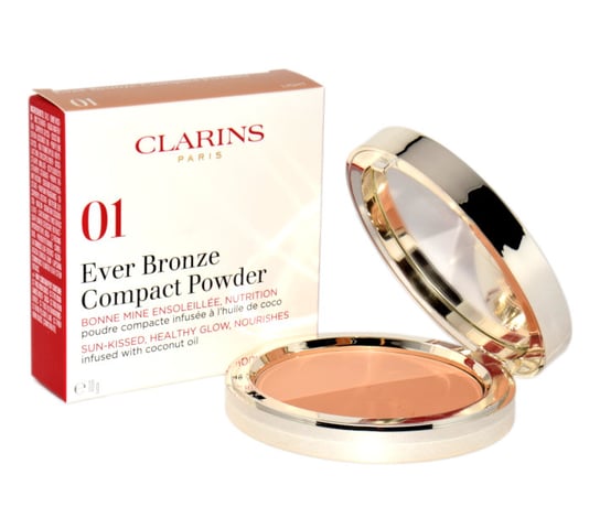 Пудра для лица 01 Clarins, Ever Bronze Compact Powder компактная бронзирующая пудра clarins ever bronze compact powder 10 гр