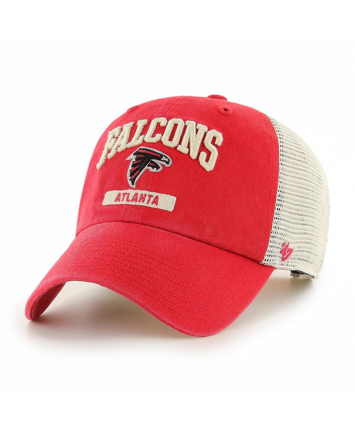 

Мужская красно-белая кепка Atlanta Falcons Morgantown Trucker Clean Up Snapback '47 Brand