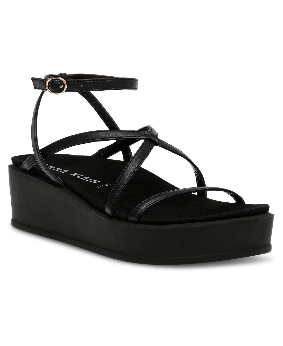 

Женские сандалии Verano на платформе с ремешками Anne Klein, черный