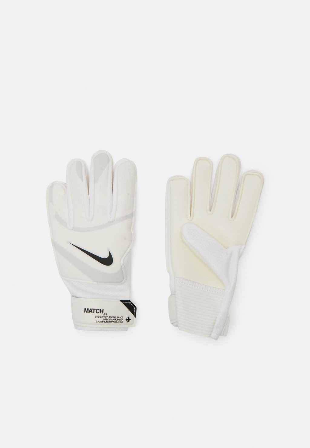 цена Перчатки вратарские Match Unisex Nike, цвет white/pure platinum/black