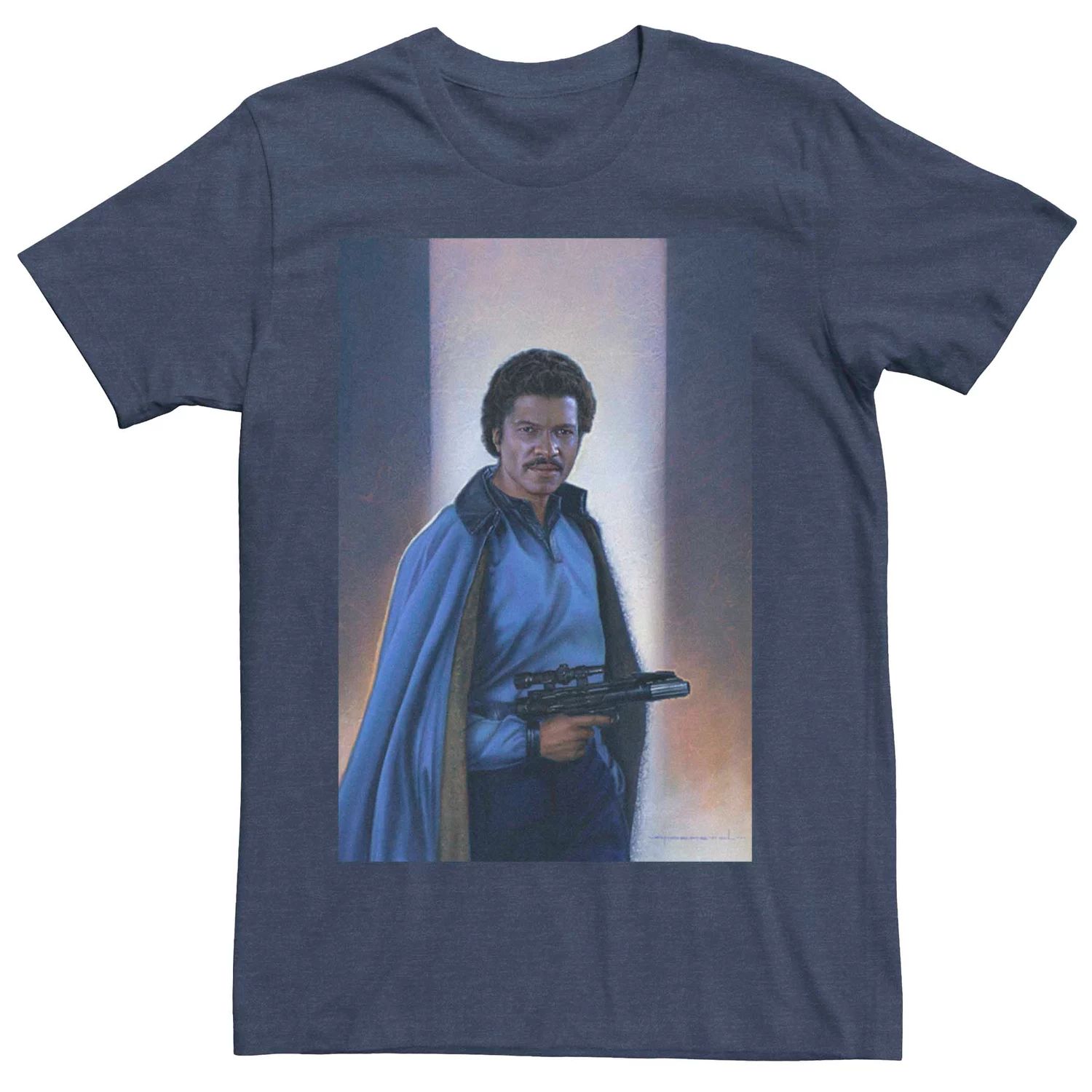 Мужская футболка с винтажным рисунком и рисунком «Звездные войны» Лэндо Калриссиана Licensed Character