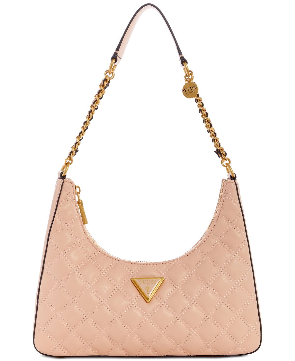 

Маленькая стеганая сумка на плечо Giully с молнией сверху GUESS