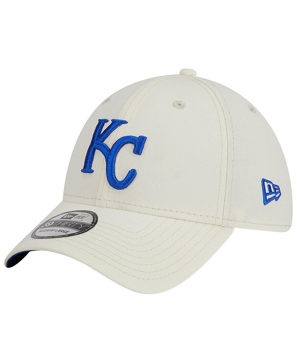 

Мужская белая кепка Kansas City Royals Chrome Team Classic 39THIRTY Flex Hat New Era