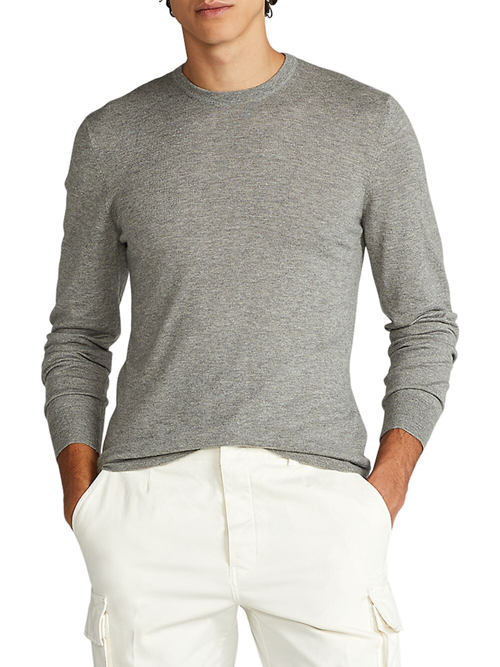 

Кашемировый свитер Purple Label Ralph Lauren Purple Label, серый