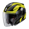 N40-5 06 Реактивный шлем N-Com Crosswalk Nolan, черный/желтый/белый