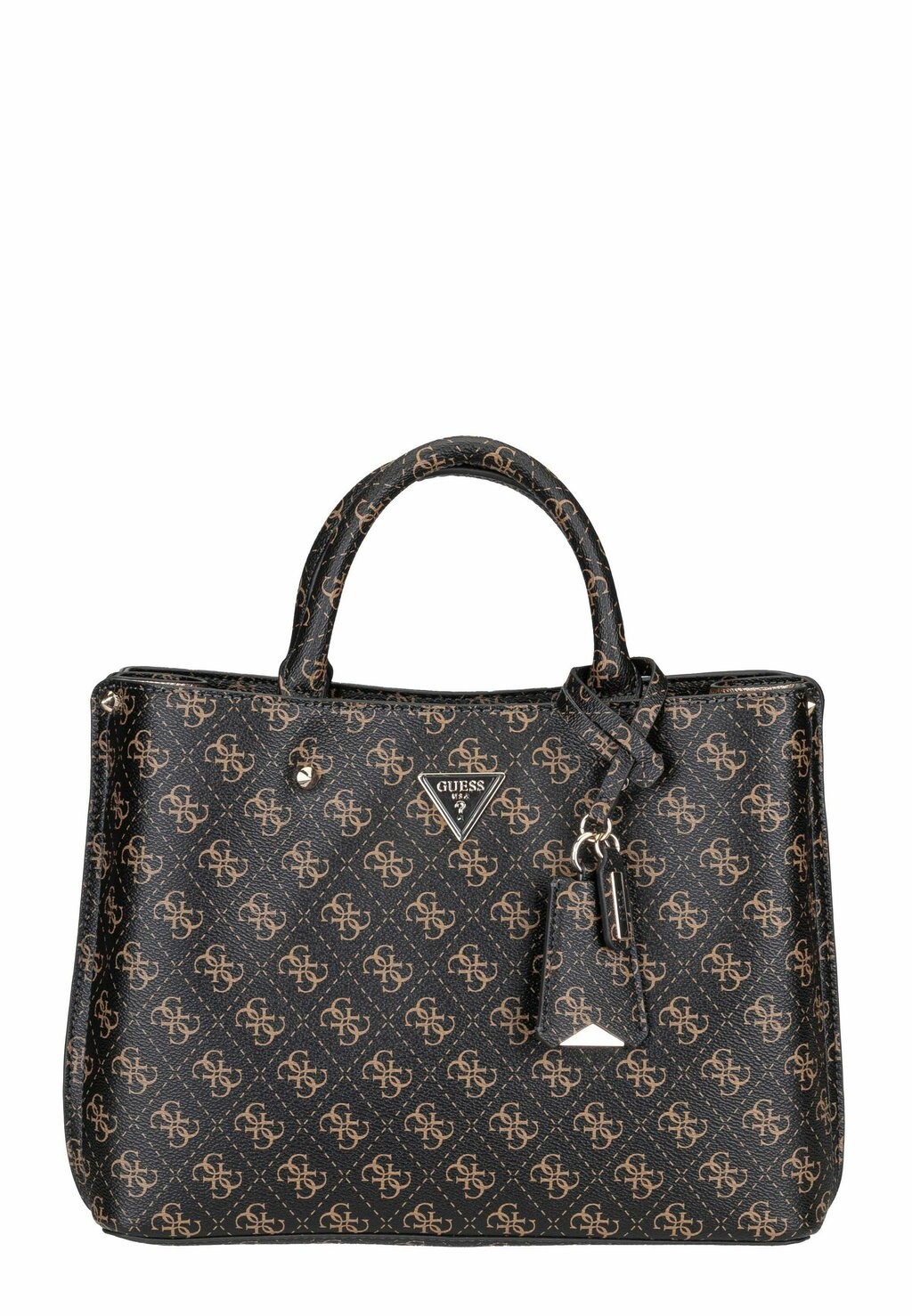 

Сумка MERIDIAN FRIEND SATCHEL LOGO Guess, цвет brown logo