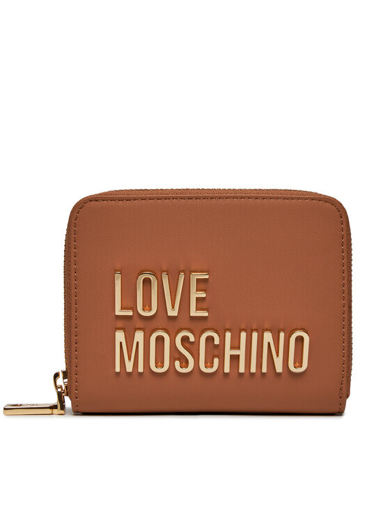 Большой женский кошелек Love Moschino, коричневый