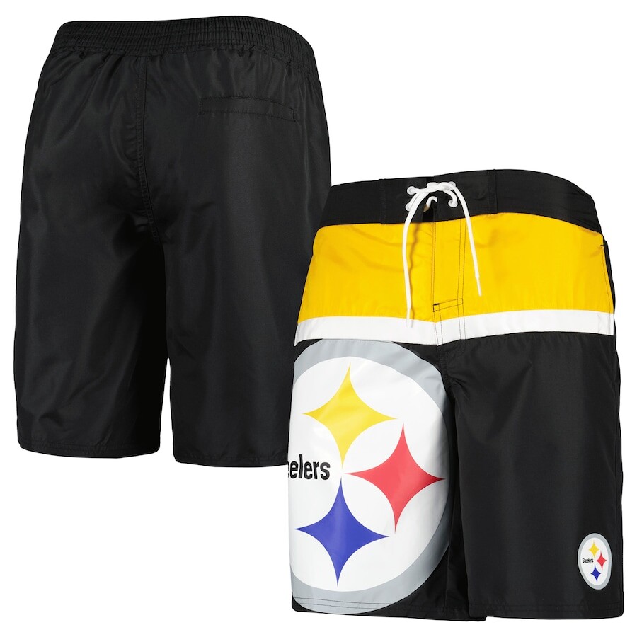 

Пляжные шорты G-III Sports by Carl Banks Pittsburgh Steelers, черный